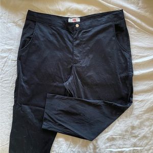 Jaflds Black Cropped Trousers size 36